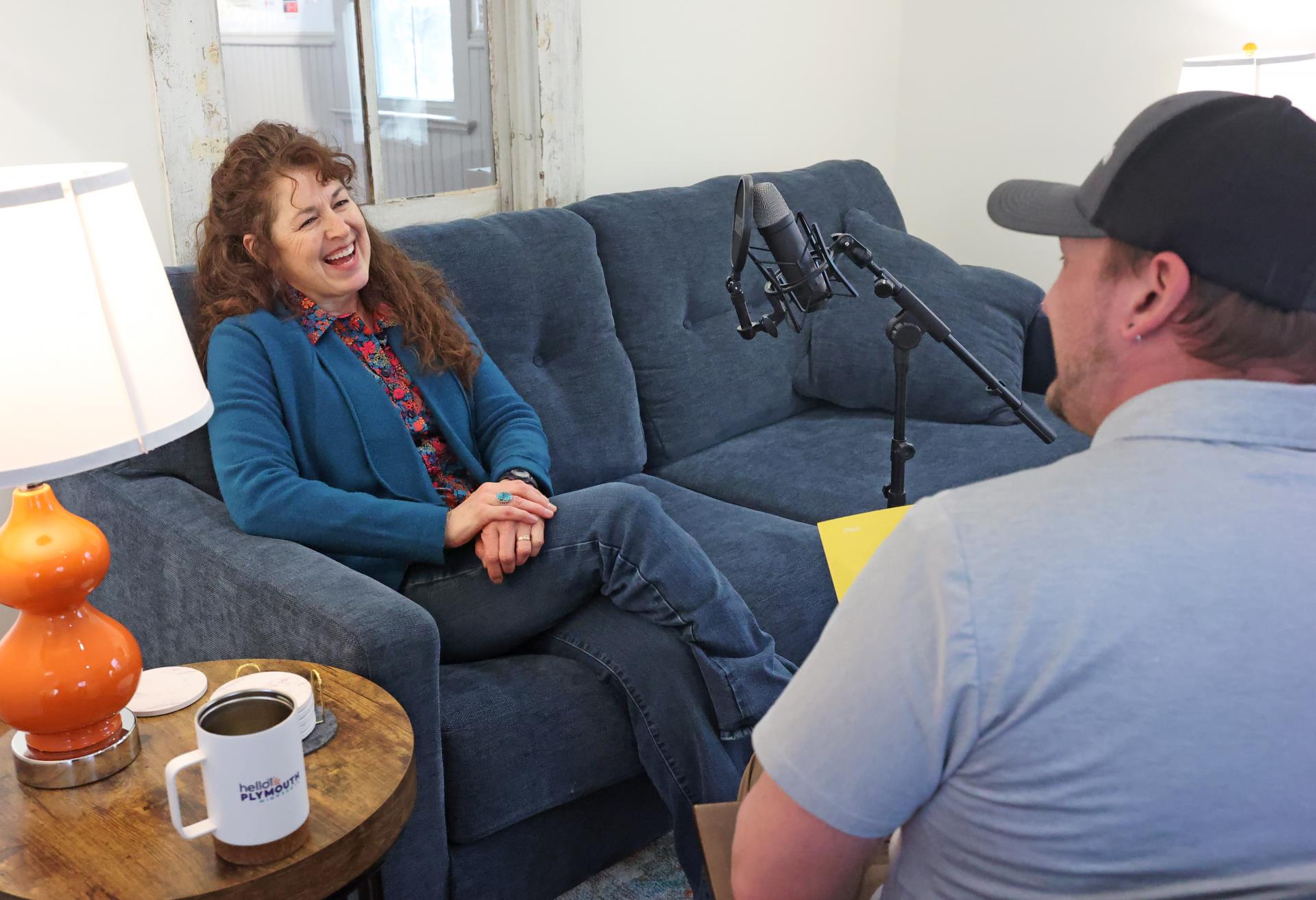 Oral History Set Up at Old Town Hall